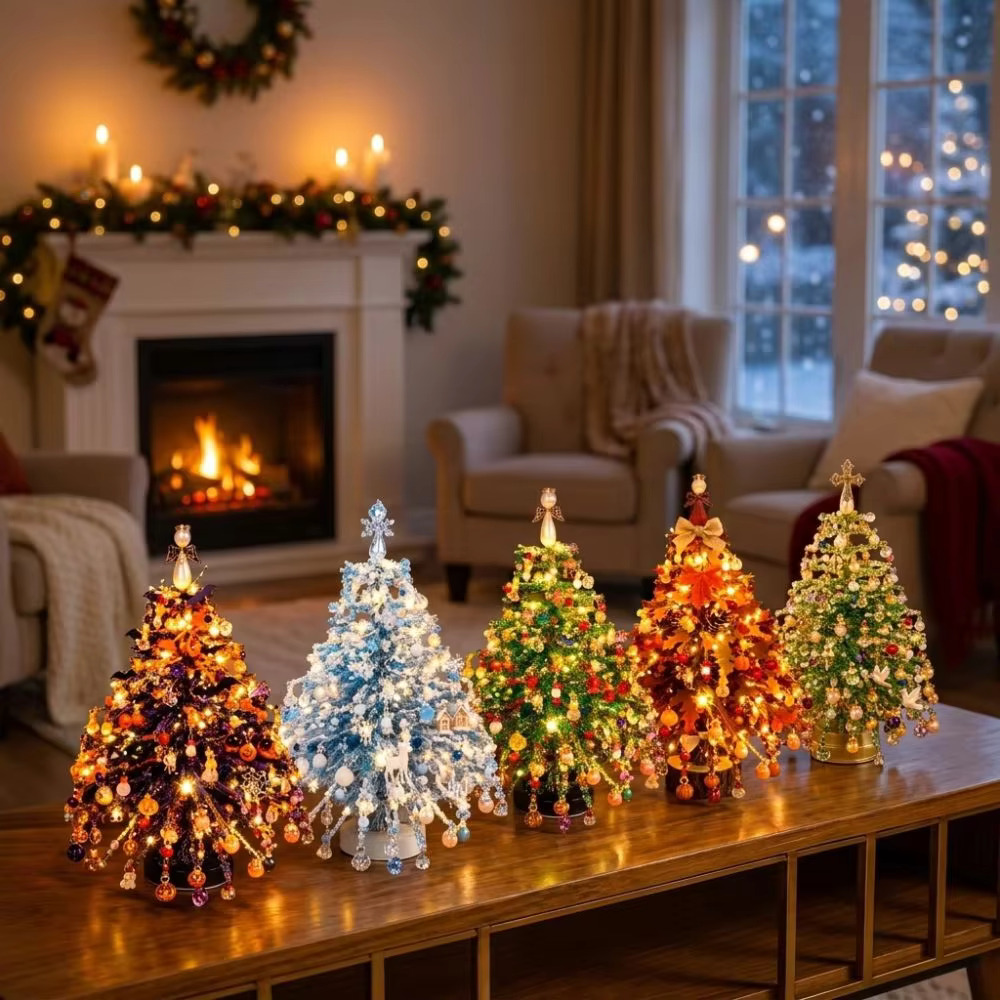 Home Decor Xmas Gifts - Kit de cuentas para árbol de