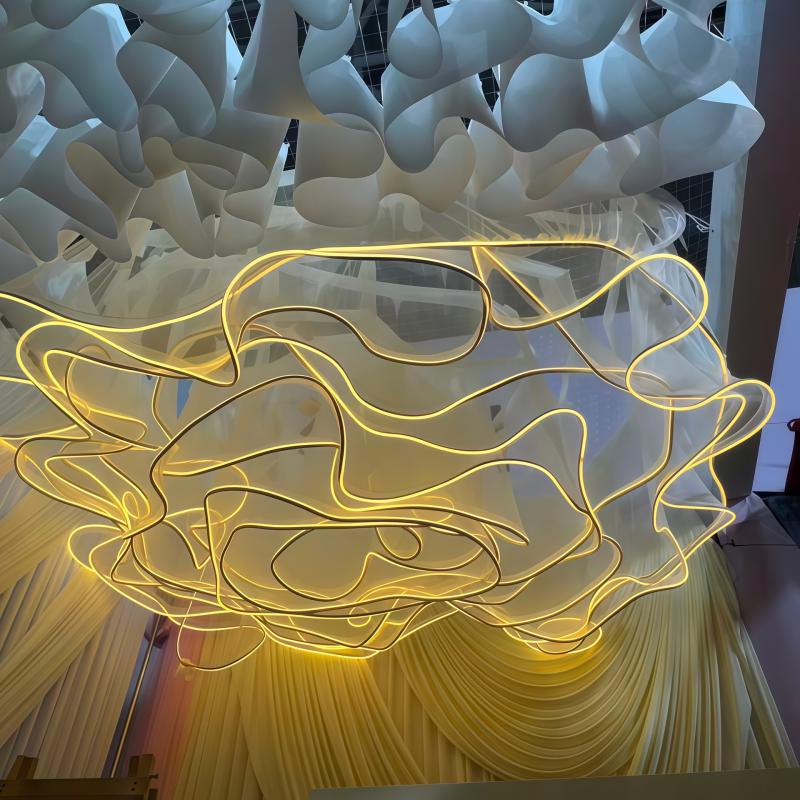 String Curtain Light - Cortinas de Gasa LED Coloridas para