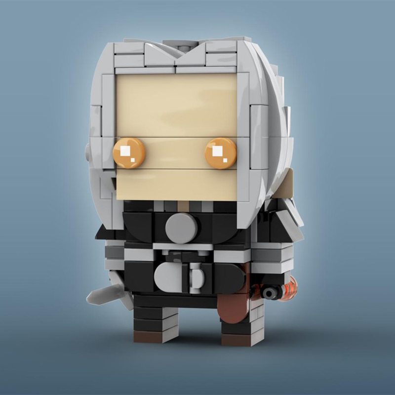 Home Decor Netflix - 219 Piezas MOC Geralt Rivia Brickheadz