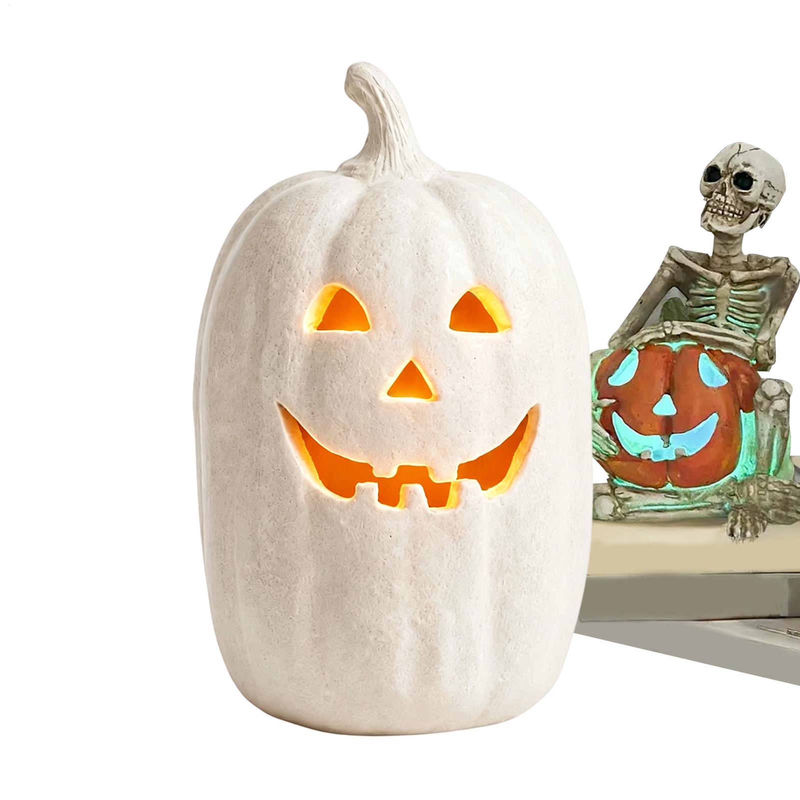 Home Decor Resin - Manualidades de calabazas de Halloween, centro