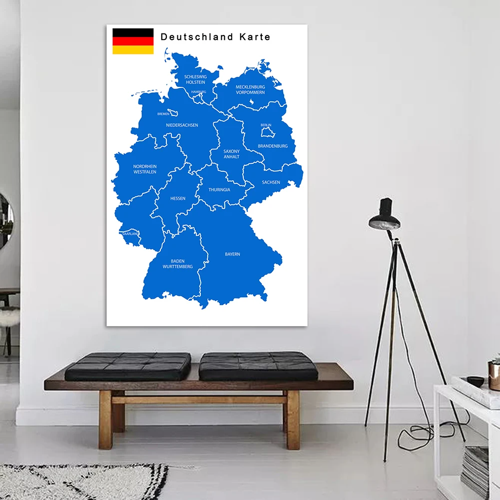 Germany Home Decor - Póster grande de vinilo no tejido