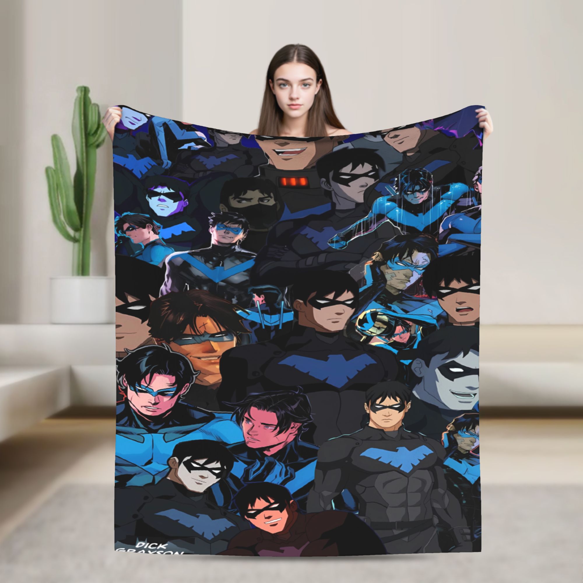 Home Decor Fallout 4 - Manta Dicks Nightwing Graysons, manta cálida