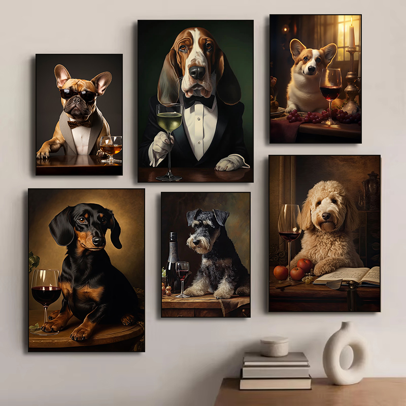 Germany Home Decor - Póster con retrato de Bulldog Francés,