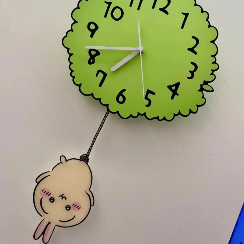 Home Decor Online - Reloj de Pared de Péndulo Chiikawa