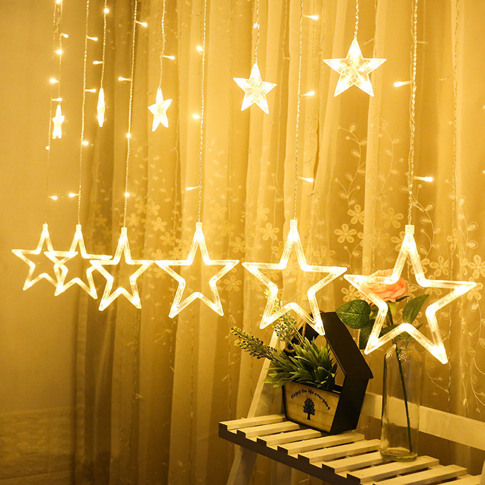 String Curtain Light - Guirnalda de luces LED con pentagrama