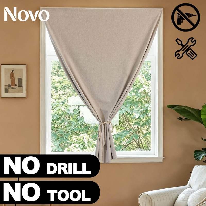 Home Decor Curtains - Cortina de Ventana de Tela de