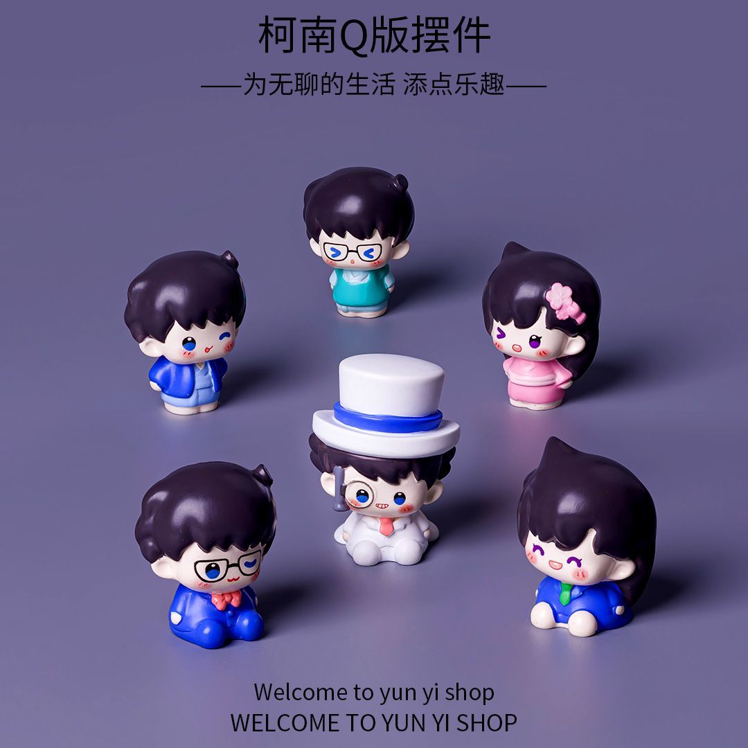 Home Decor Resin - Figuras de Resina de Detective Conan,