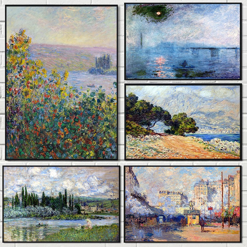 Watercolor Poster Print - Lienzos Artísticos con Pinturas de Paisajes