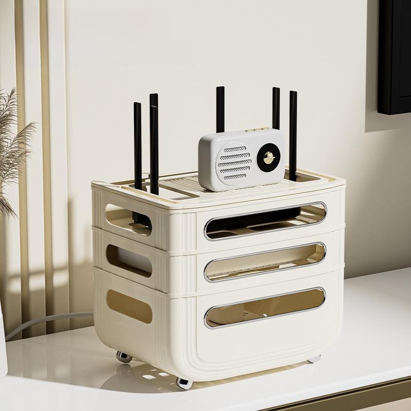 Home Decor Organizer - Caja de Almacenamiento para Router Inalámbrico,