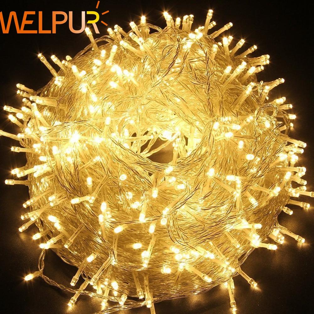 String Curtain Light - Guirnalda de luces LED impermeables para