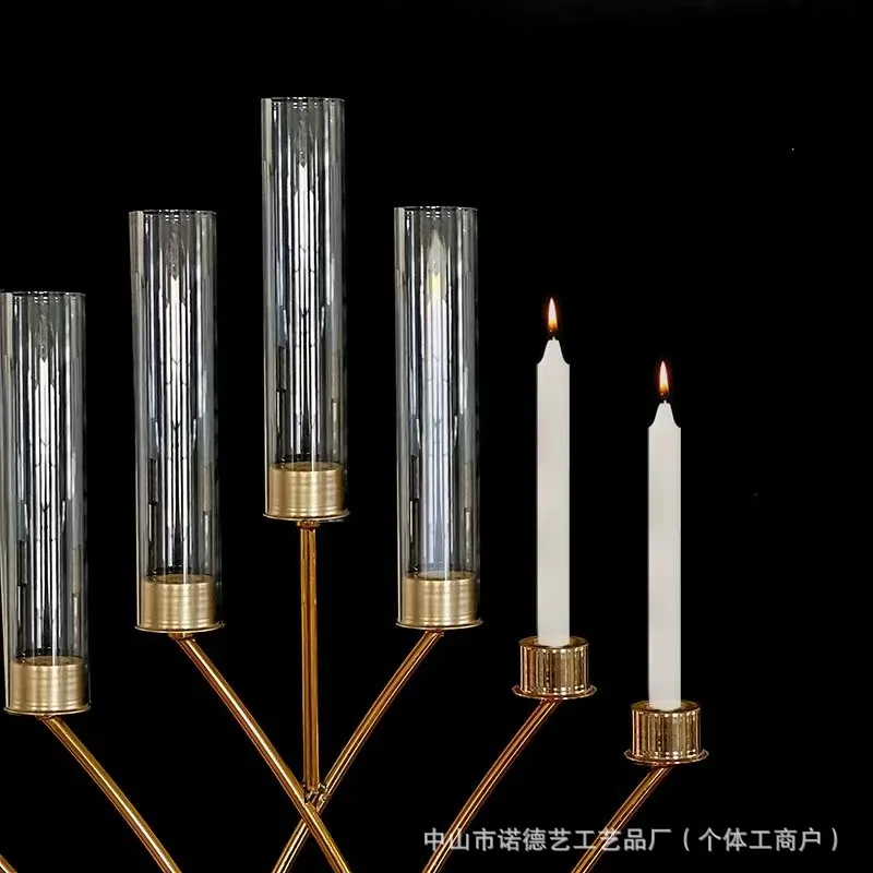 Home Decor Resin - Candelabro moderno y sencillo de lujo