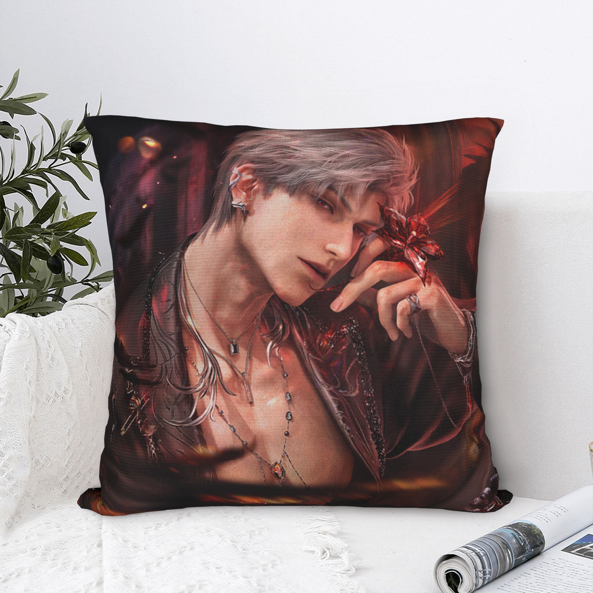 Xavier Home Decor - Funda de cojín cuadrada con motivos