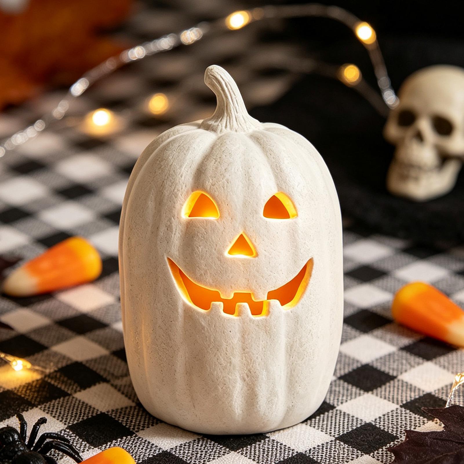Calabazas de Halloween, Manual - Home Decor Resin reseña y precio