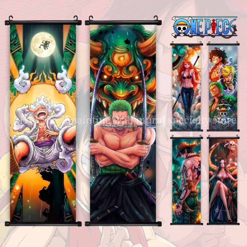 Póster de Personajes de One Pi - Home Decor Online reseña y precio