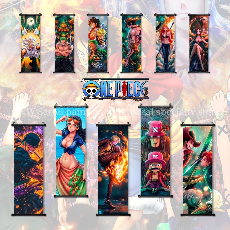 Póster de Personajes de One Pi - Home Decor Online reseña y precio