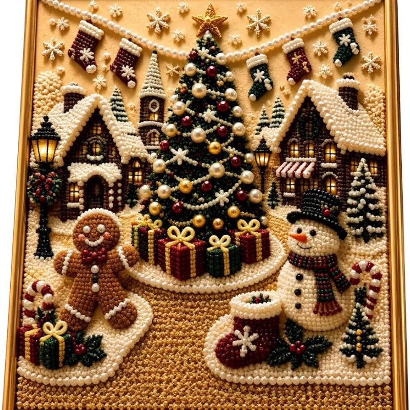 Kit de Pintura de Diamantes 5D - Home Decor Xmas Gifts reseña y precio