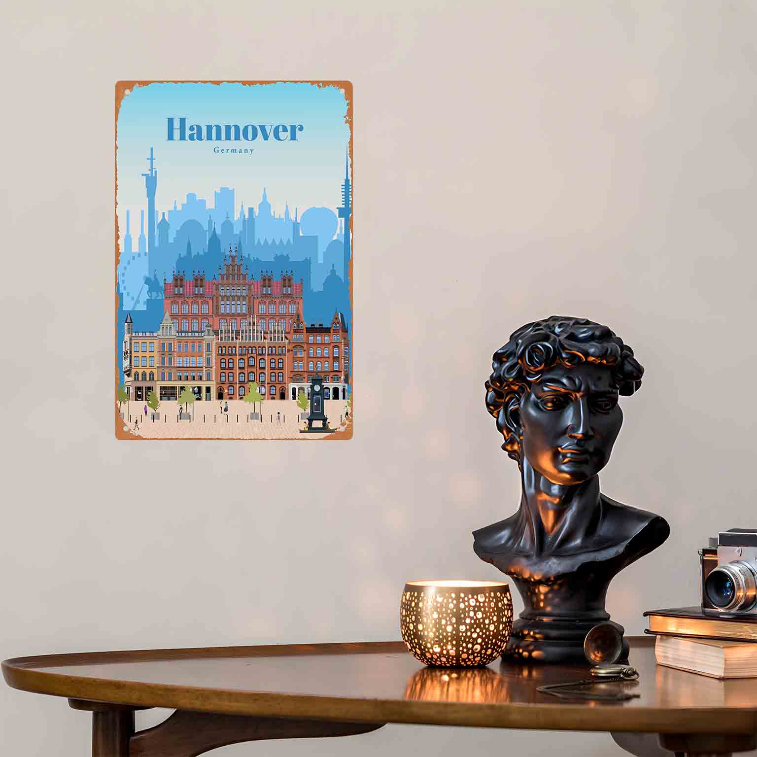 Letrero de metal decorativo pa - Germany Home Decor reseña y precio