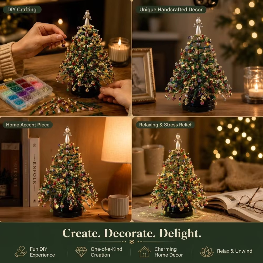 Kit de cuentas para árbol de N - Home Decor Xmas Gifts reseña y precio