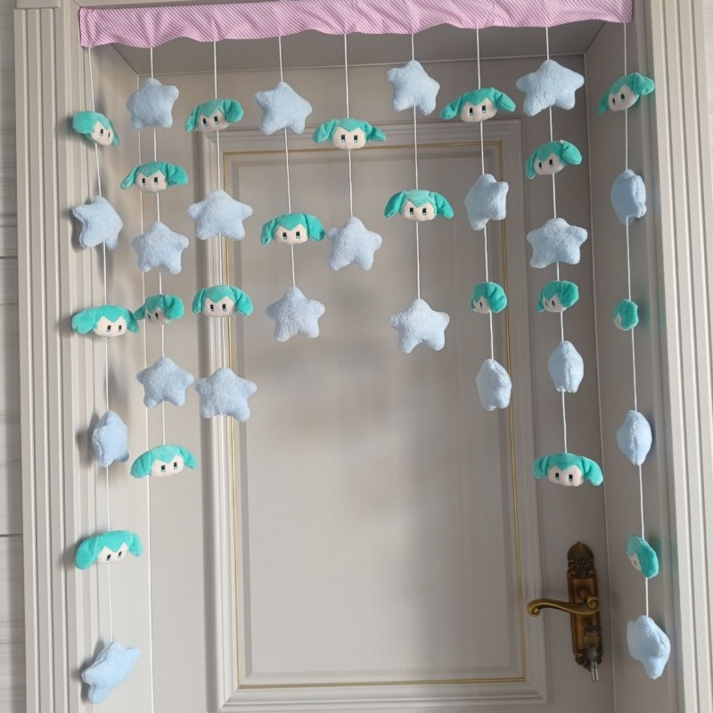 Hatsune Miku-cortina de puerta - Home Decor Curtains reseña y precio