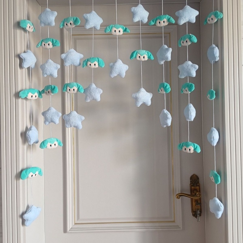 Hatsune Miku-cortina de puerta - Home Decor Curtains reseña y precio