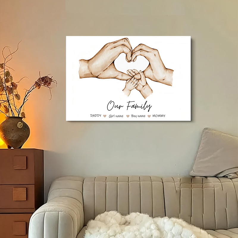 Póster personalizado de mano f - Home Decor Japandi reseña y precio