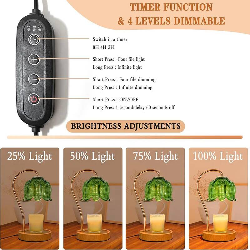 Lámpara Calentadora de Velas d - Home Decor Japandi reseña y precio