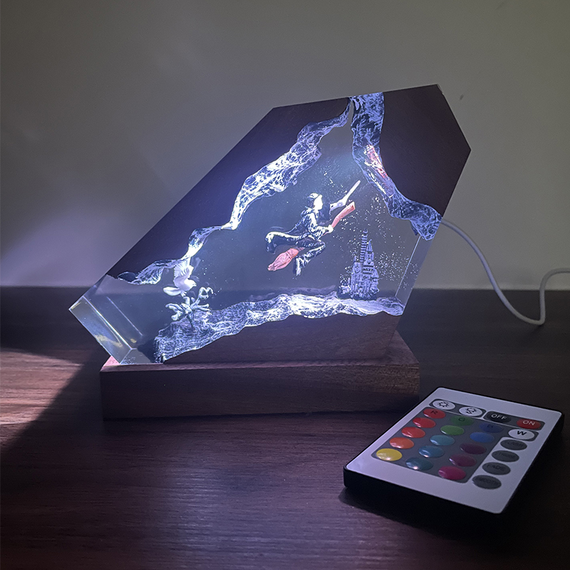 Lámpara de Resina Epoxi con Di - Home Decor Resin reseña y precio