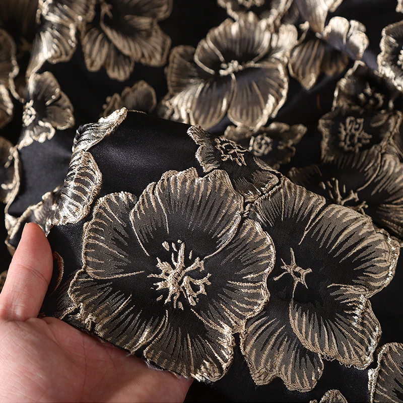 Tela Jacquard de flor de cirue - Home Decor Curtains reseña y precio