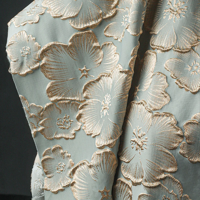 Tela Jacquard de flor de cirue - Home Decor Curtains reseña y precio