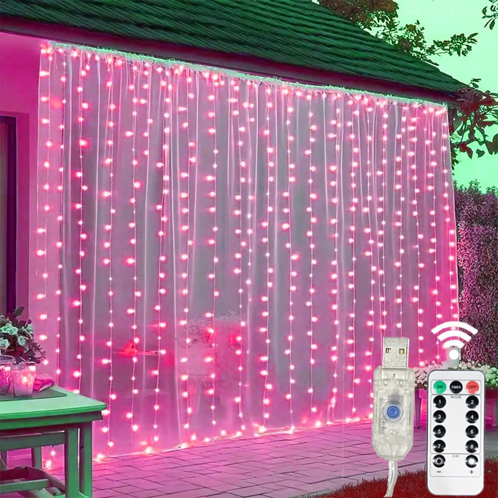 Guirnalda de Luces LED USB con - String Curtain Light reseña y precio