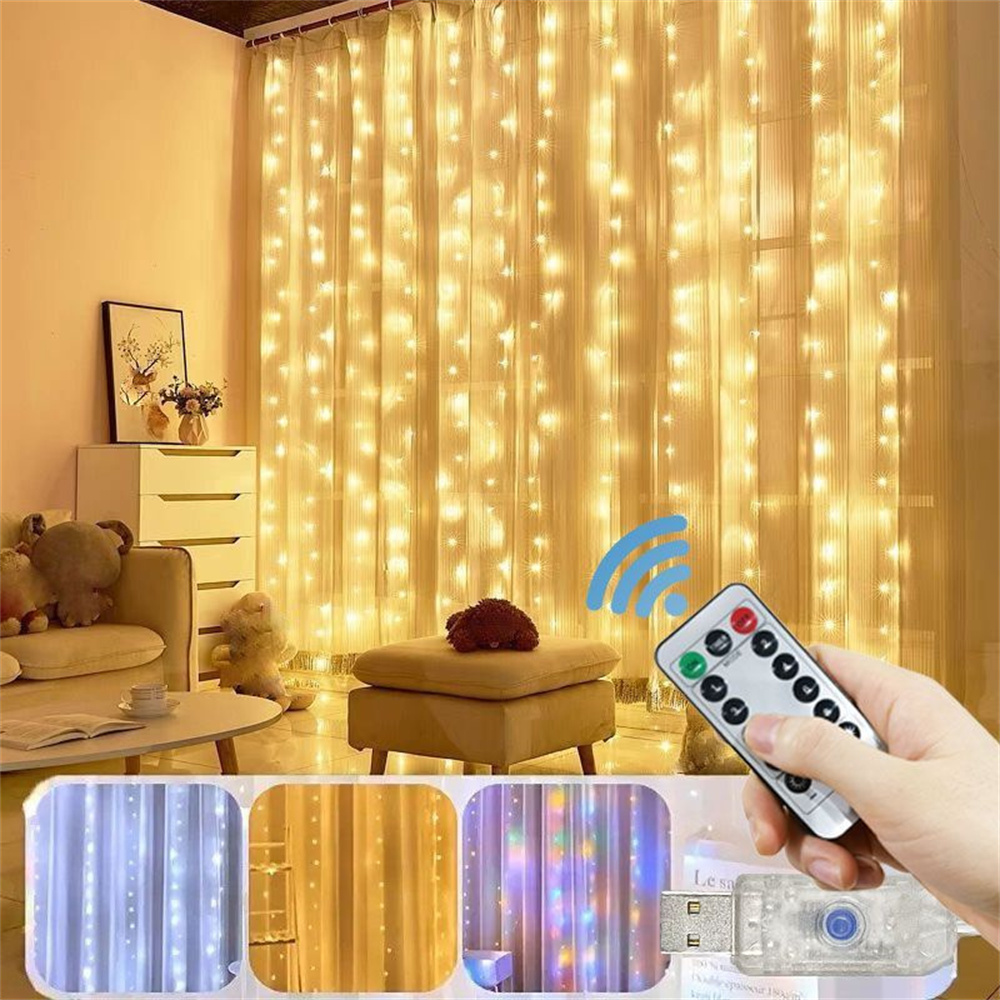 Guirnalda de Luces LED USB con - String Curtain Light reseña y precio
