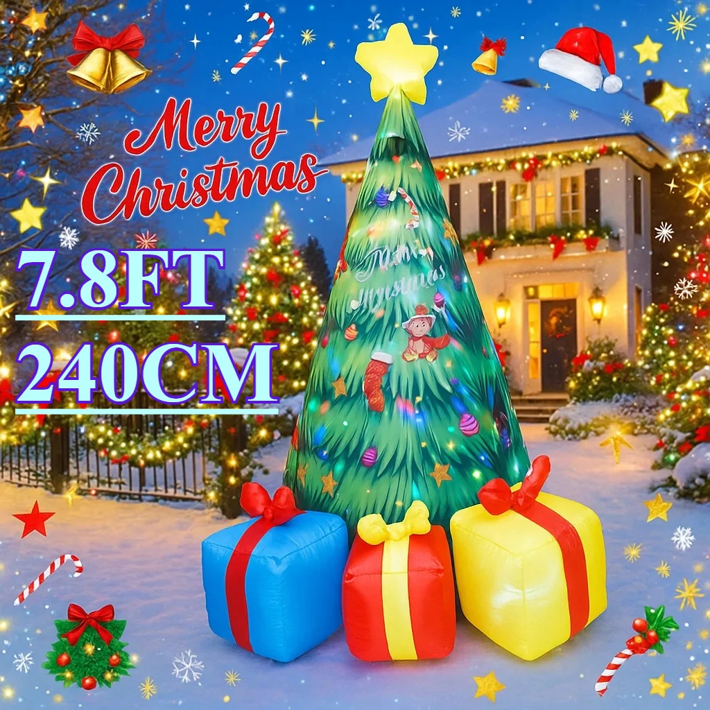 Árbol de Navidad inflable de 7 - Home Decor Xmas Gifts reseña y precio