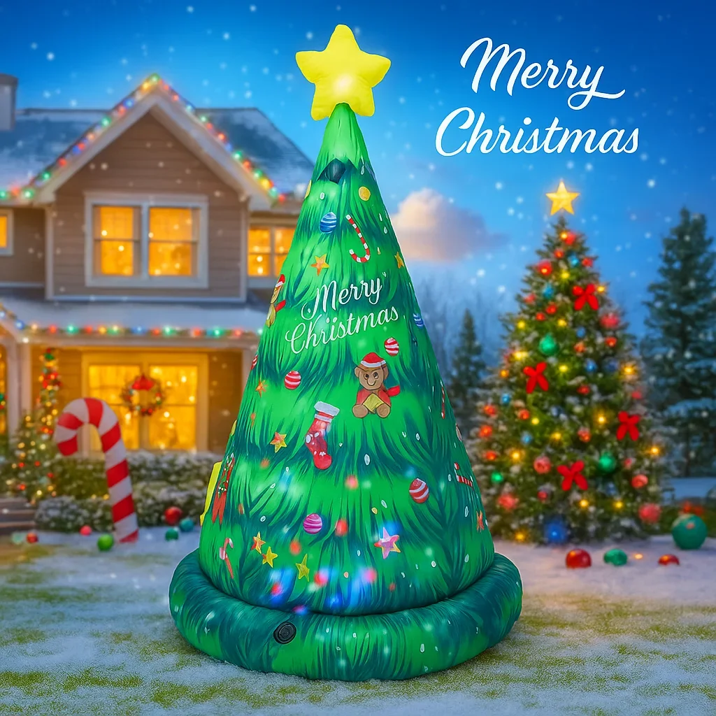 Árbol de Navidad inflable de 7 - Home Decor Xmas Gifts reseña y precio
