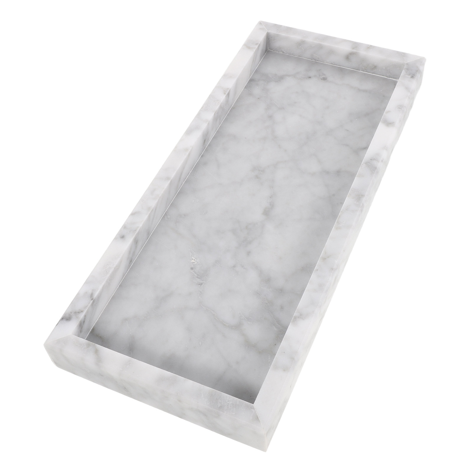 Bandeja rectangular de mármol  - Home Decor Organizer reseña y precio