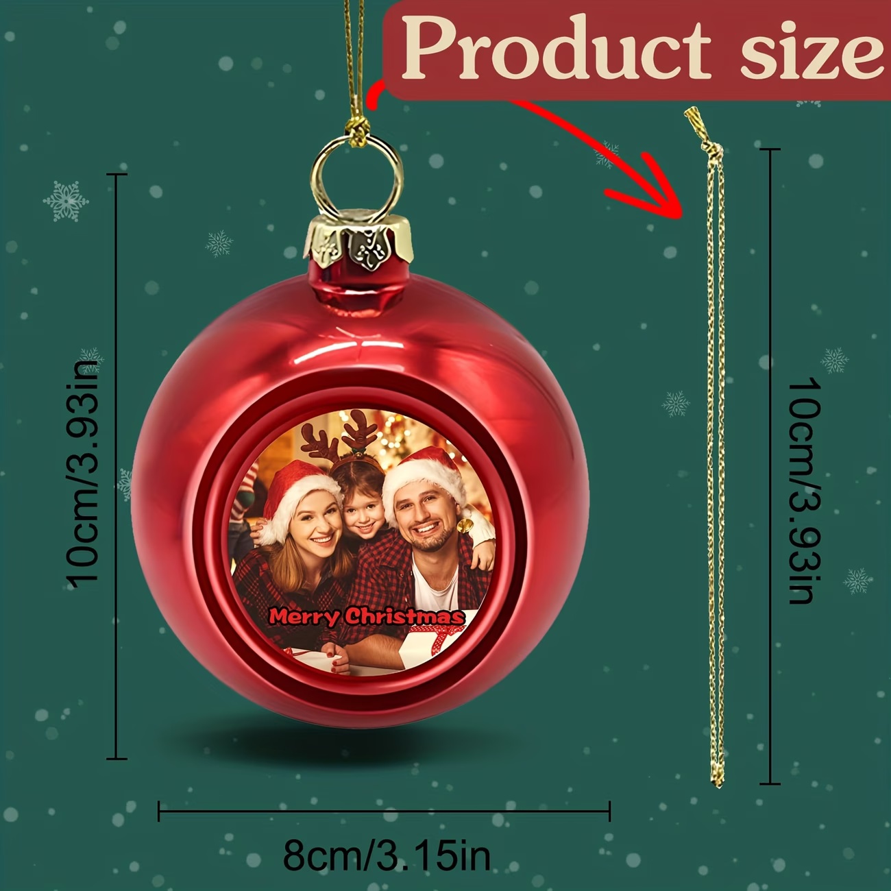 Adornos Navideños Personalizad - Home Decor Xmas Gifts reseña y precio