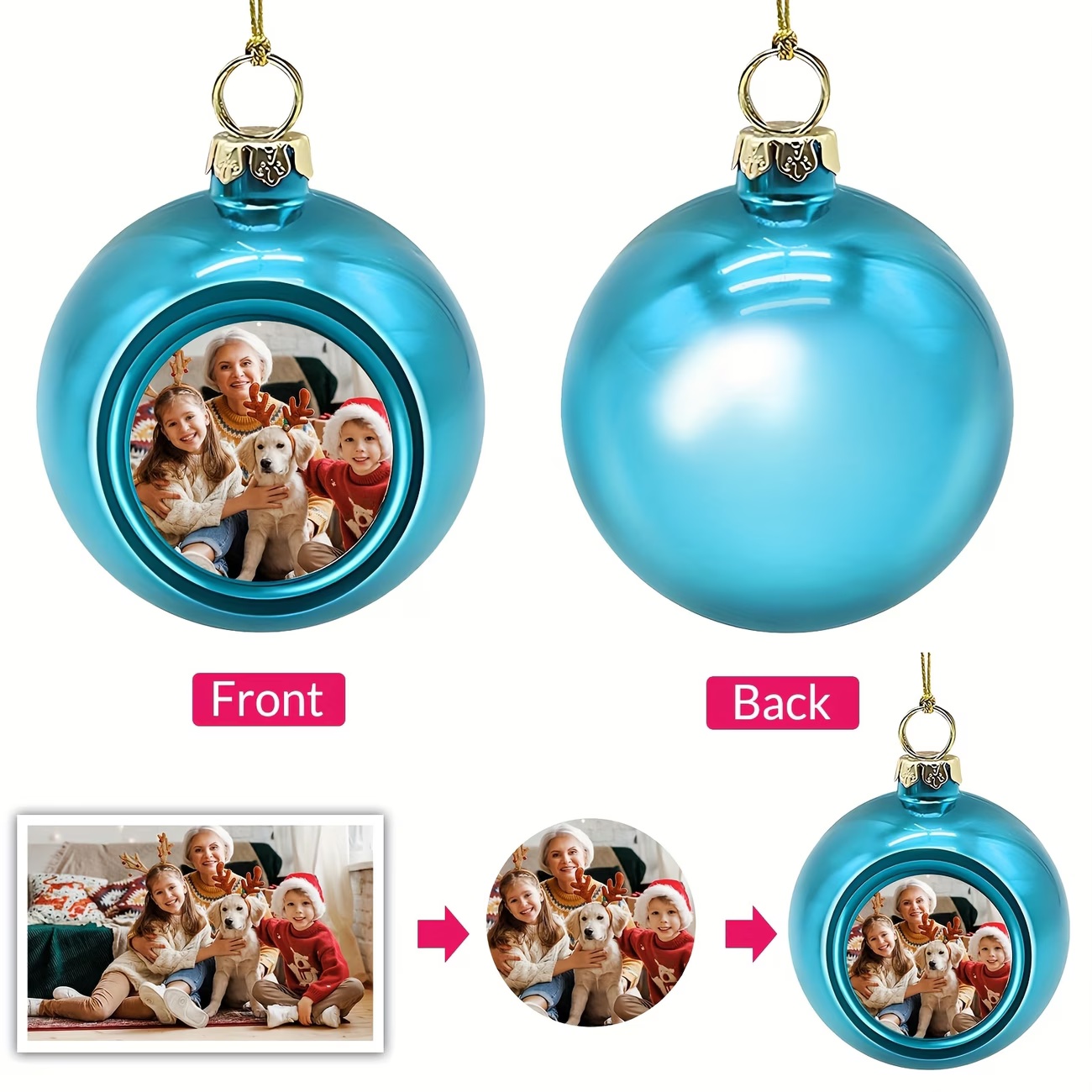 Adornos Navideños Personalizad - Home Decor Xmas Gifts reseña y precio