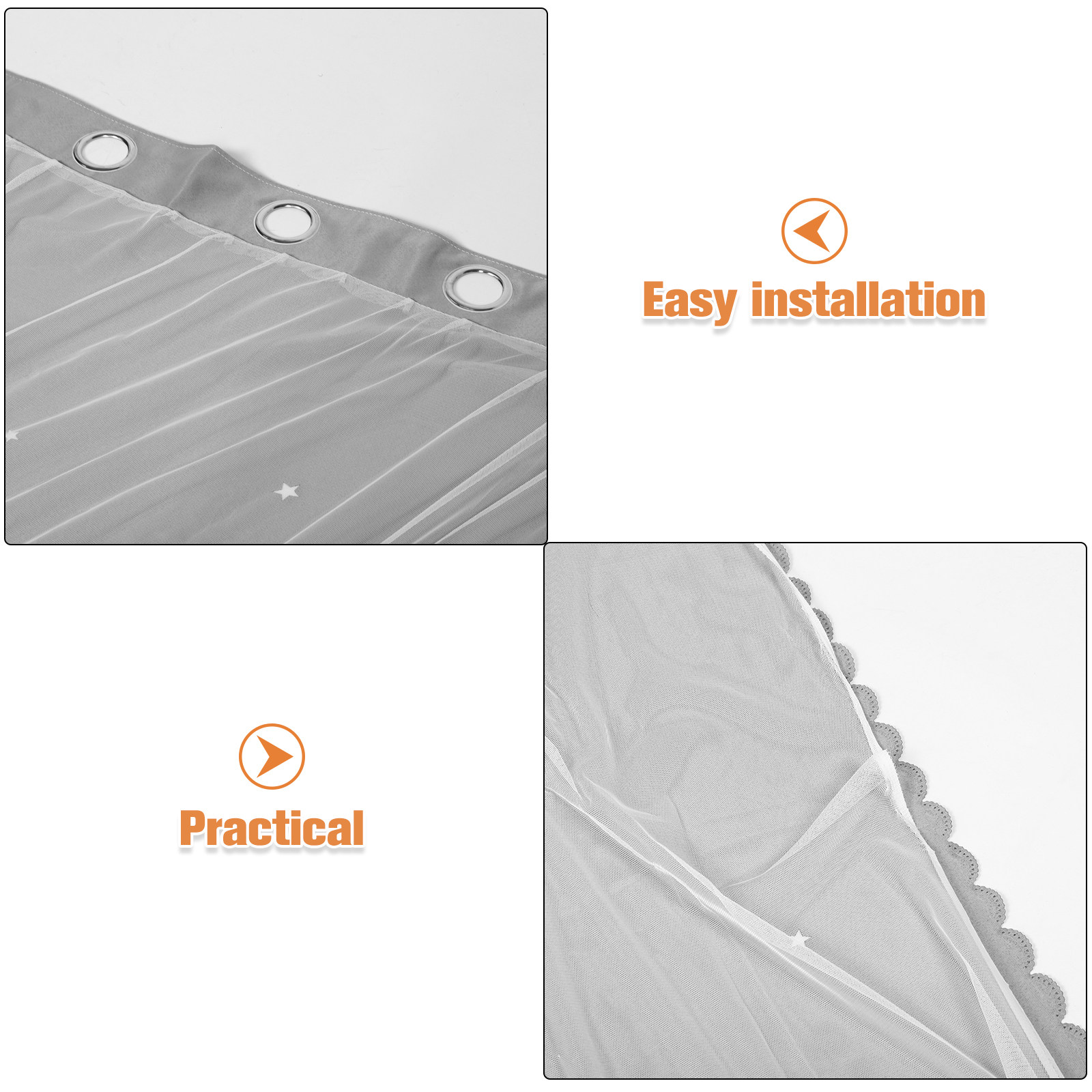 Cortinas Opacas de Doble Capa  - Home Decor Curtains reseña y precio