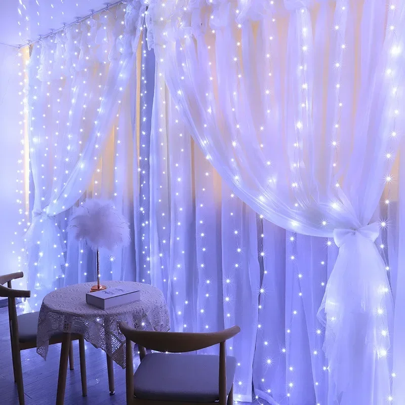 Guirnalda de luces LED para co - String Curtain Light reseña y precio