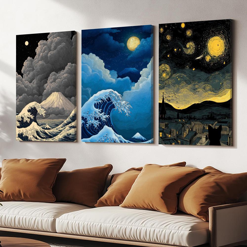 Cuadro de pared enmarcado esti - Home Decor Japandi reseña y precio