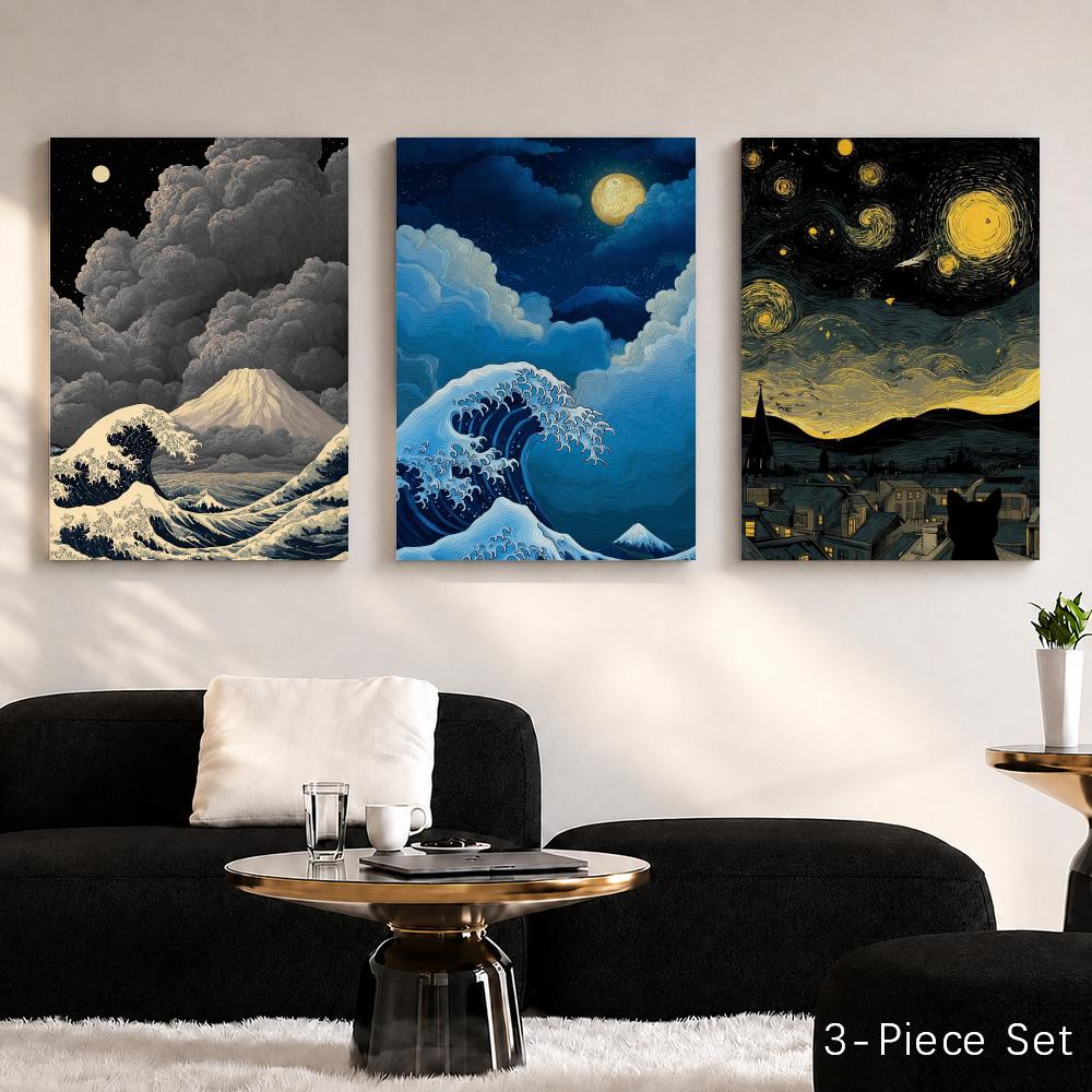 Cuadro de pared enmarcado esti - Home Decor Japandi reseña y precio