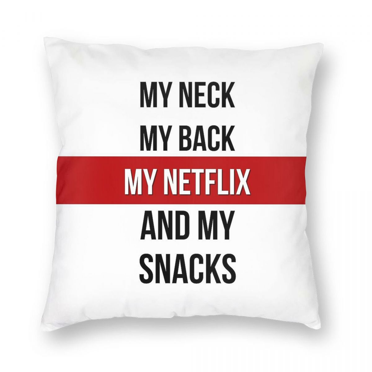 Funda de almohada cuadrada My  - Home Decor Netflix reseña y precio