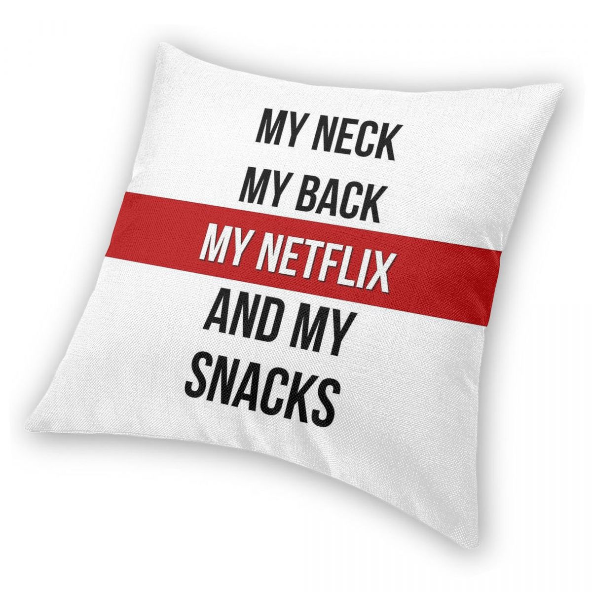 Funda de almohada cuadrada My  - Home Decor Netflix reseña y precio