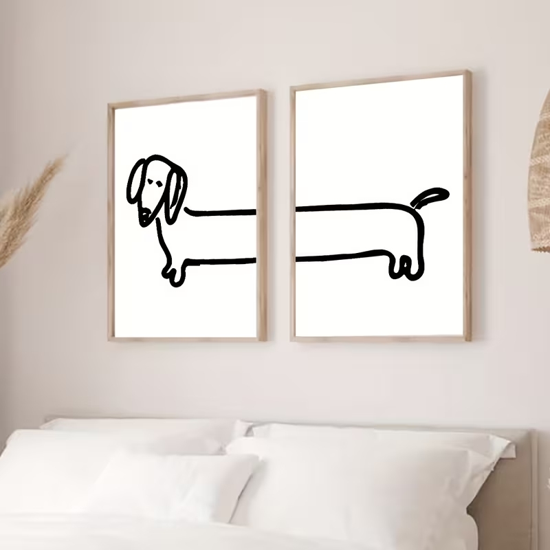 2 piezas de arte moderno para  - Home Decor Reviews reseña y precio
