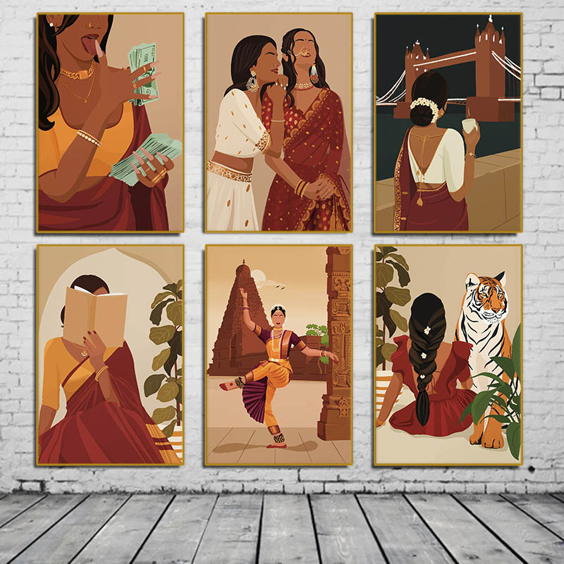 Póster en lienzo con retrato d - Home Decor Japandi reseña y precio