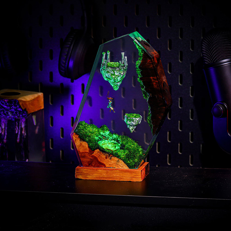 Lámpara de Mesa de Resina con  - Home Decor Lamp reseña y precio