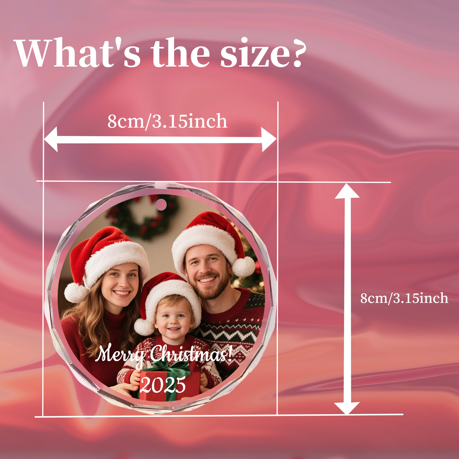 Adorno de fotografía de Navida - Home Decor Xmas Gifts reseña y precio
