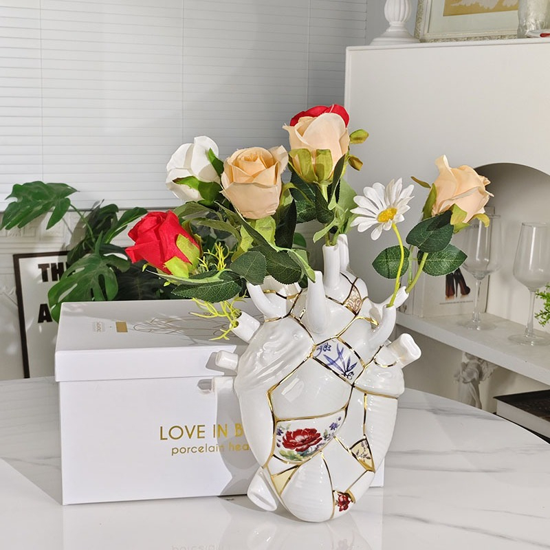 Jarrón con forma de corazón pa - Home Decor Vase reseña y precio