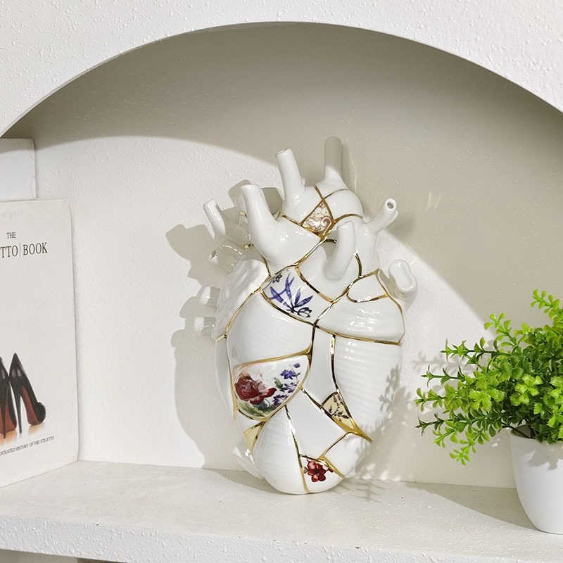 Jarrón con forma de corazón pa - Home Decor Vase reseña y precio