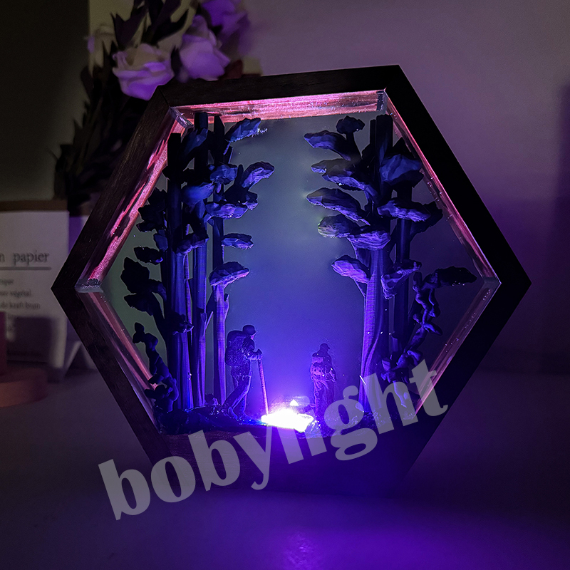 Lámpara de Resina con Figura d - Home Decor Resin reseña y precio