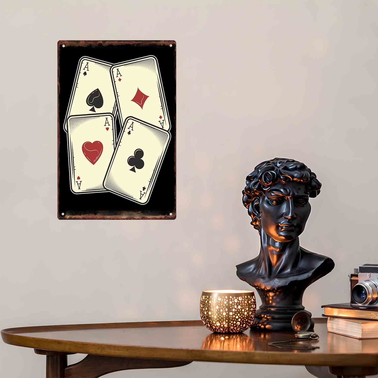 Letrero Metálico Decorativo 2D - Home Decor Games Free reseña y precio